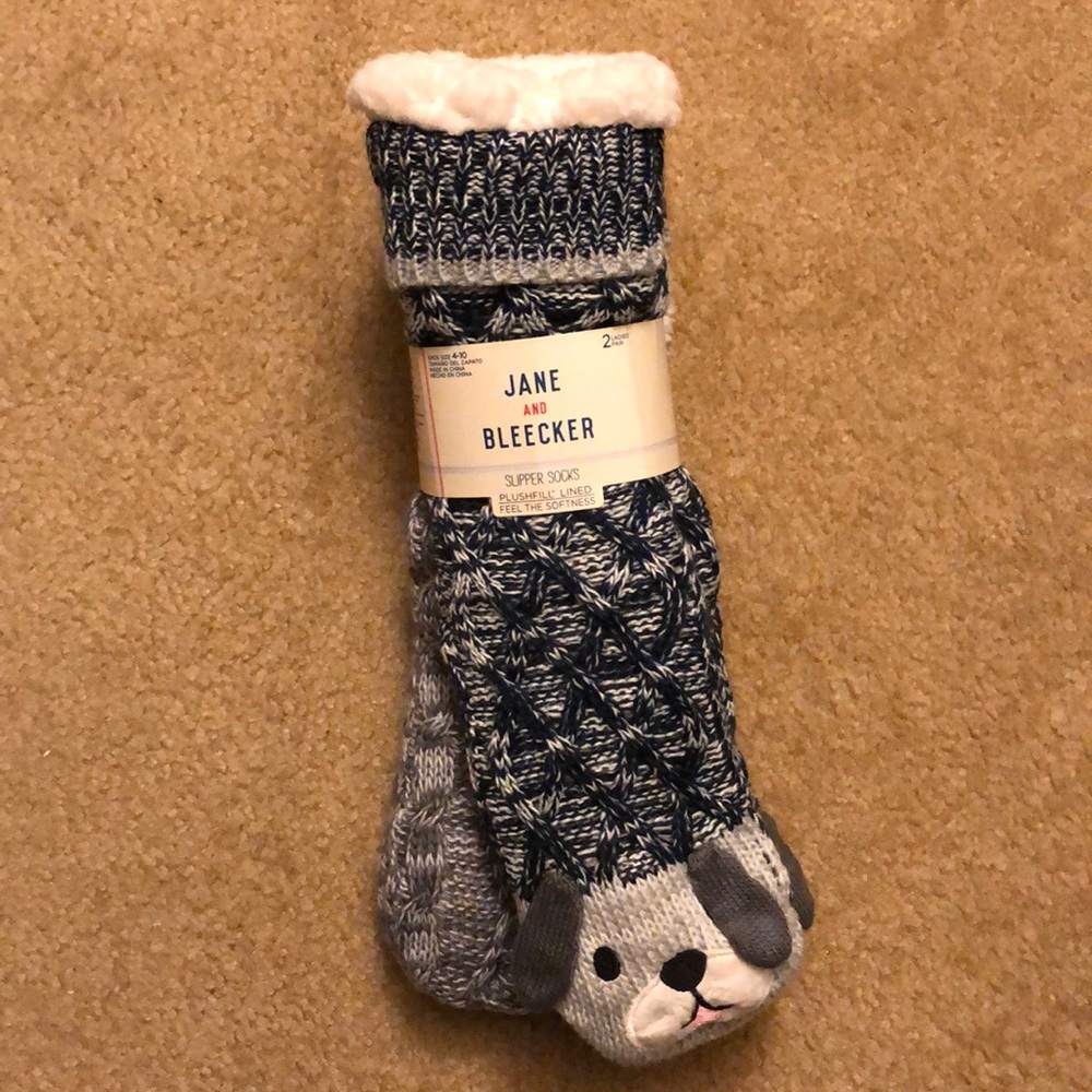 Slipper socks size 4-10